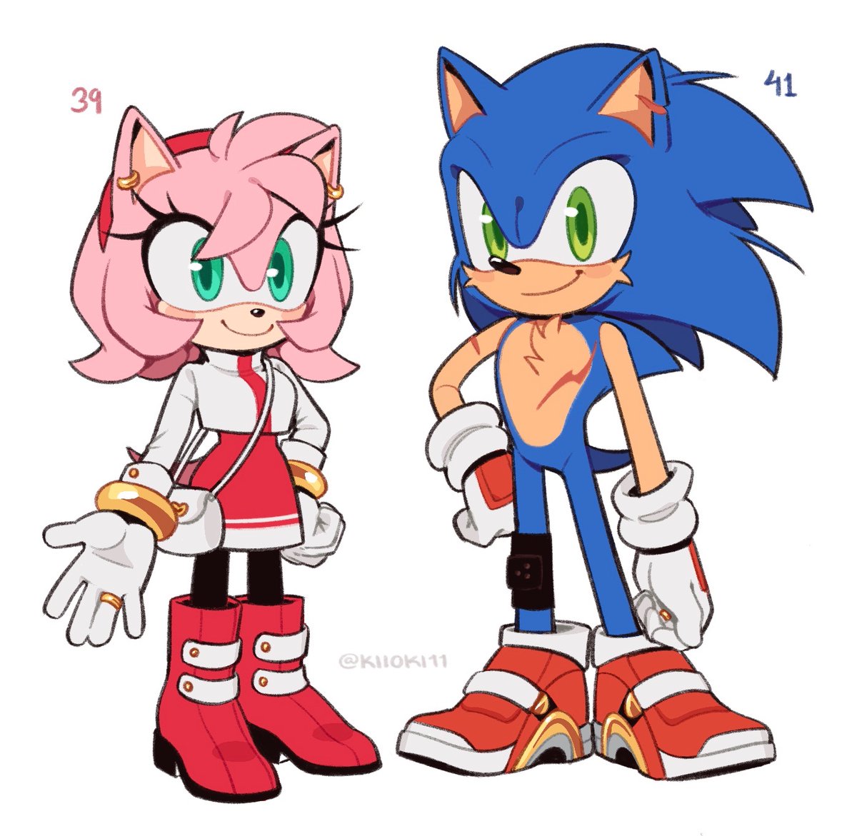 They grew up hehe 🩷💙