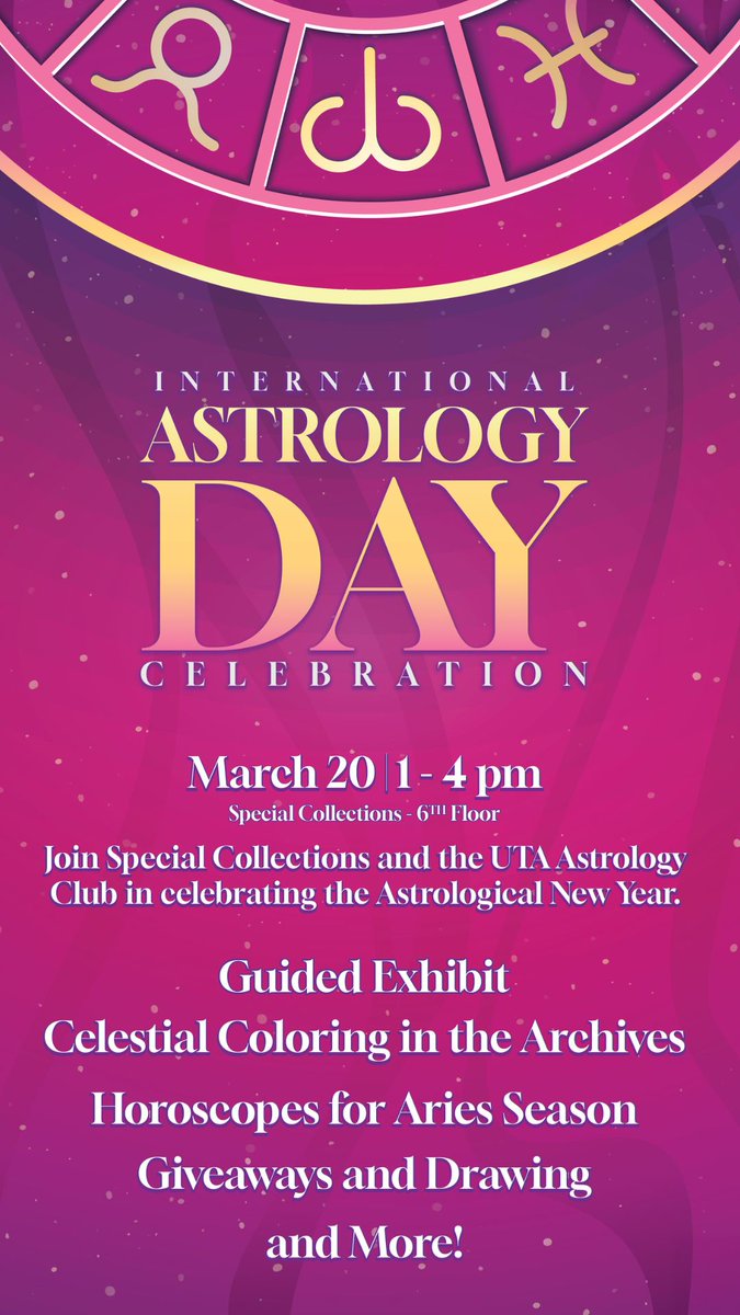 Join us tomorrow for International #AstrologyDay! ☄️💫