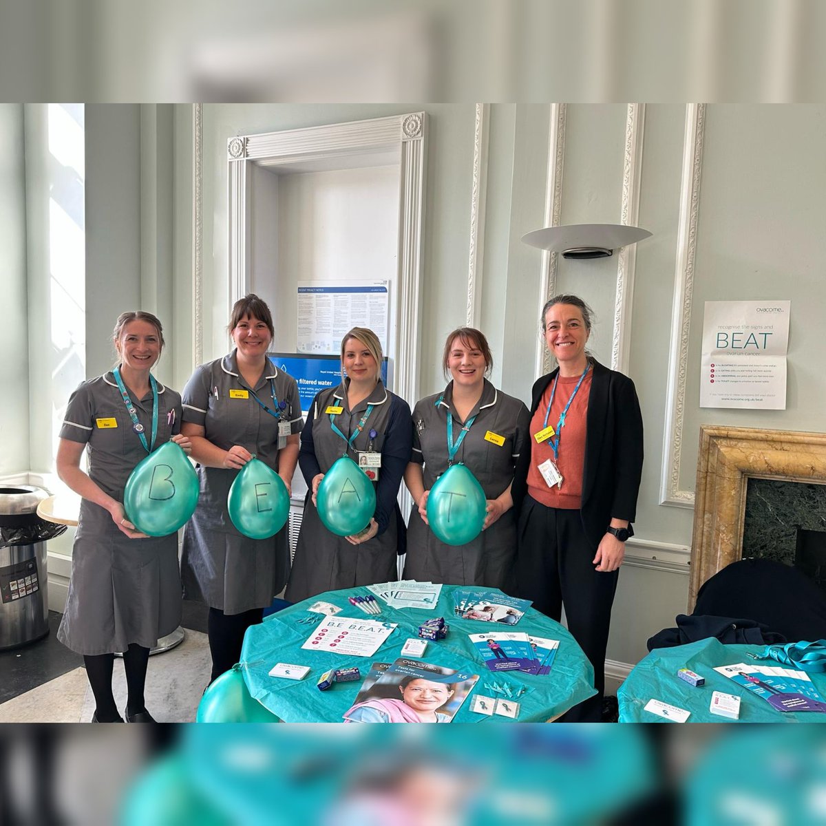 Raising awareness of #ovariancancer or #ovariancancerawarenessmonth
<a href="/RUHBath/">RUH Bath 🏥</a>