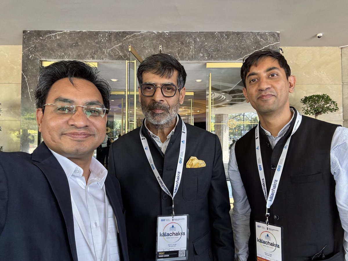sswami_iitd's tweet image. Honored to meet @samirsaran President of Observer Research Foundation(ORS), and the driving force behind prestigious #RaisinaDialogue. His visionary leadership in shaping global policy conversations and fostering international cooperation continues to inspire. 

#RaisinaDialogue