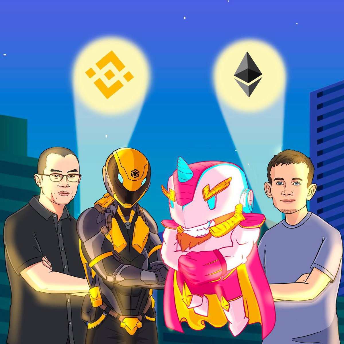 CaptainETHToken's tweet photo. @digitalartchick Now it's time to take on #CaptainBNB with a $Captain of Ethereum's very own. The process is easy, get a bag, beleive in $ETH, when CaptainBNB cries uncle, you check your wallet.
@VitalikButerin @cz_binance #CaptainETH https://t.co/hUGR1DMxBN
