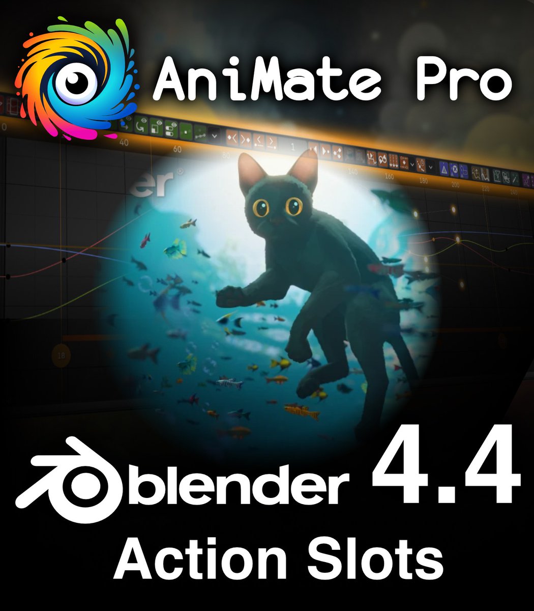 notthatnda's tweet image. Ready to make the next Oscar winning Animation Film?

Join the future or animation: linktr.ee/notthatnda

All AniMate add-ons updated to #blender 4.4 with forward and backward support for the new brand Action Slots.

#AniMatePro #Transformator #RigUI