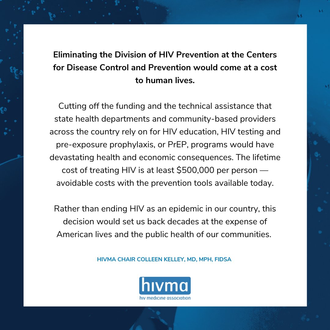 Eliminating the Division of HIV Prevention at the Centers for Disease Control and Prevention would come at a cost to human lives.