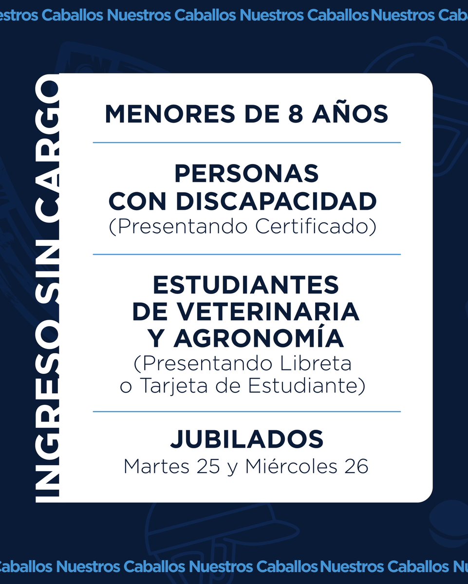 Cada vez falta menos para vivir momentos únicos en La Rural. 🐎
Deslizá para conocer las promos y conseguí tu entrada en laruralticket.com.ar 🎟️ ​

¡Te esperamos! 🌟

#NuestrosCaballos2025 #MomentosÚnicos