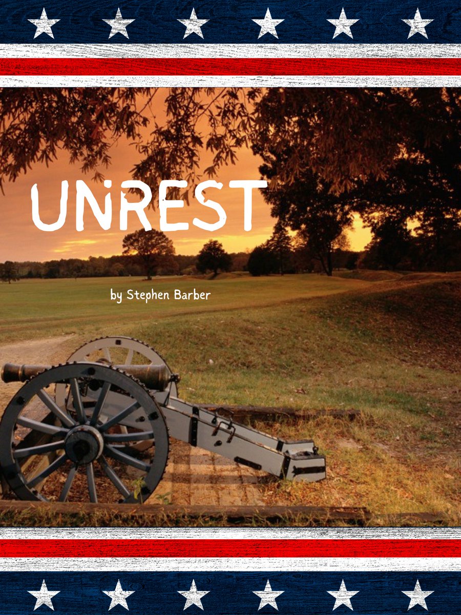 StephenEBarber's tweet photo. UNREST
When the social contract between the colonists and England breaks, a retired farmer is requested to leave behind the peaceful life he earned and return to doing what he does best--unleash violence. #screenpit #Pi #Th #Hi #ISA #Cov #TheRedList #SeRe #40Up