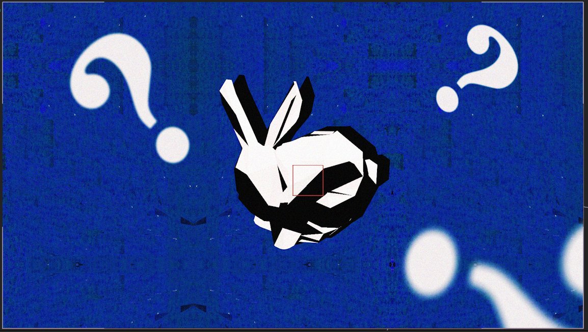 where did the bunny go? 🐰