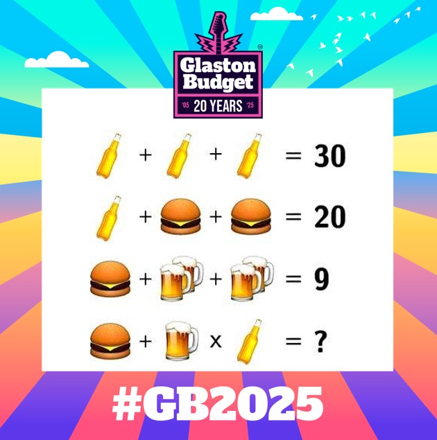 Glastonbudget tweet media