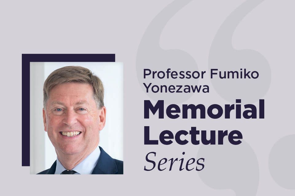 Join us for the latest lecture in our Professor Fumiko Yonezawa Memorial Lecture Series.

📣 Paul Madden CMG, former ambassador to Japan
📆 1st April
⏰ 6pm
📌 Walter Moberly WM1.03

🔗 buff.ly/3CUk8Ac