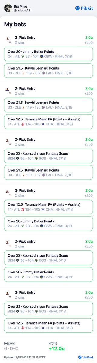 MichaelVLucas's tweet photo. @Matthewp07 🧹🧹🧹🧹 the wins keep rolling in! 🐐 @Matthewp07 https://t.co/f4l1ALfEl9
