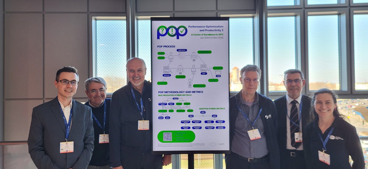 POP_HPC (@pop_hpc) on Twitter photo Do you want to assess the performance of your HPC application and you are at #EuroHPCSummit? Find our POP CoE experts and talk to them! Do you want to assess the performance of your HPC application and you are at #EuroHPCSummit? Find our POP CoE experts and talk to them!