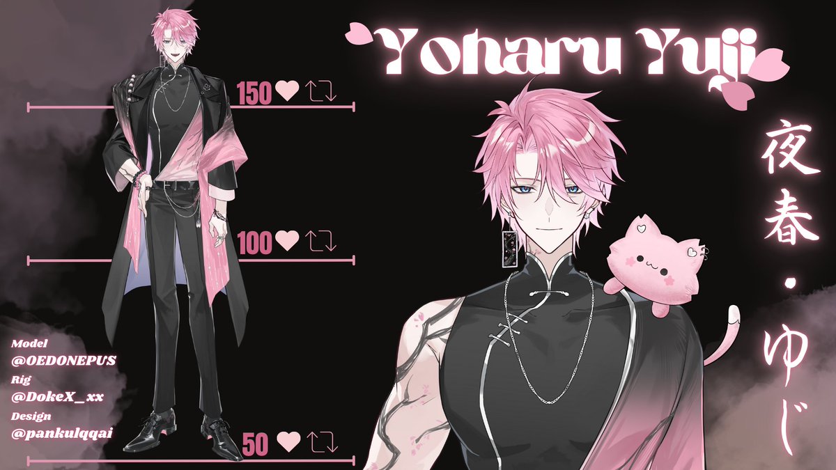 yoharuyuji's tweet image. 🌸【L2D Debut】🌑

『The Sakura that blooms, even in the darkest of nights』
『どんな暗い夜にも咲く桜』

🗓️: 30th March 2025
⏰: 11AM JST | 10AM HKT | 3AM CET | 10PM EDT | 7PM PDT
🔗: twitch.tv/yoharuyuji

#Vtuber ❀ #VtuberDebut ❀ #ENVtuber