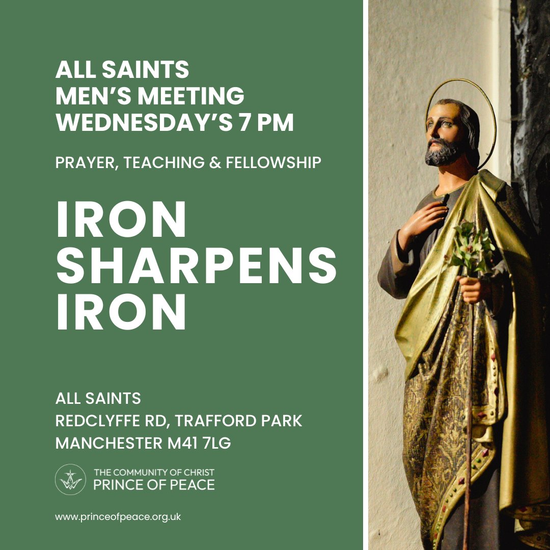 Join us on Wednesday's for a time of prayer, study &amp; fellowship to help you deepen your faith &amp; strengthen your perseverance. Our mission is to help men grow in their identity as sons of God &amp; leaders of the family. We begin tonight - the Solemnity of St Joseph!