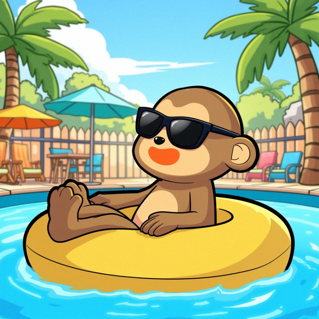 MonkyTester's tweet photo. It’s Monday. The jungle doesn’t wait. Climb the tree, grab the banana, and remind the world why monkeys run this market. https://t.co/GspQD2Xisi