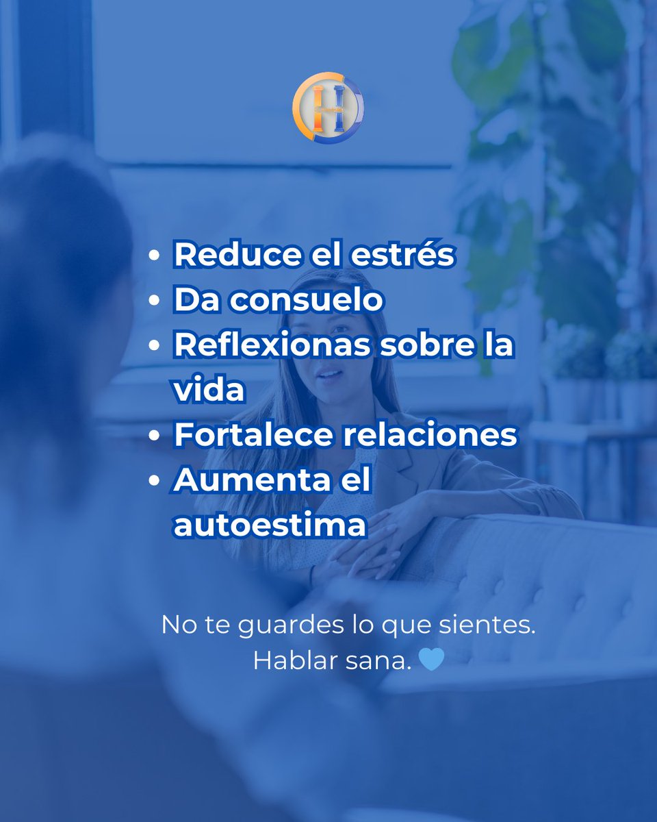 🗣️ Hablar sana.

Reduce el estrés, da consuelo y fortalece relaciones.
No te guardes lo que sientes. 💙

#SanarHablando #SaludMental #ComunicaciónAsertiva