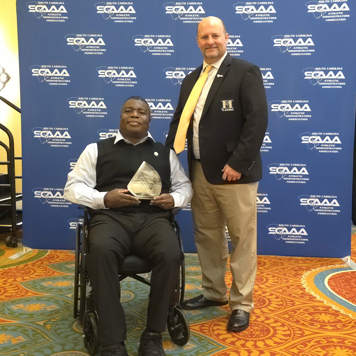 It's an honor to celebrate our SCAAA Travis Perry Braveheart Award recipient. 
<a href="/AthleticsLCHS/">Lake City Athletics</a>