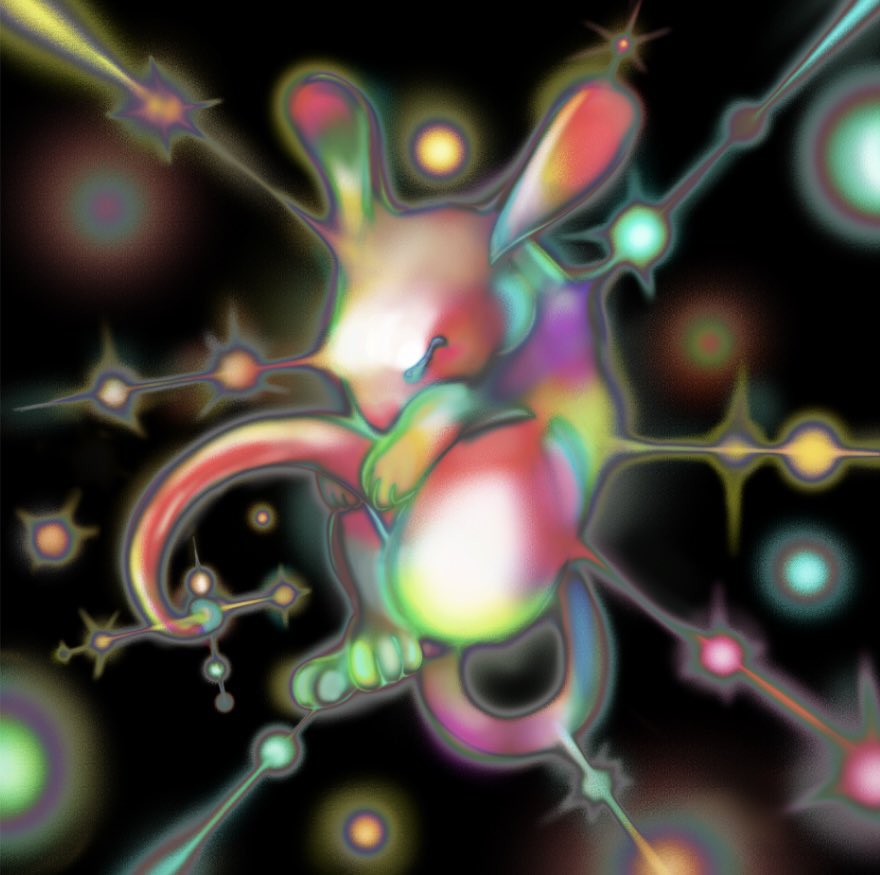 asylvainart's tweet photo. Cosmic rats https://t.co/hw7IMeyp5r