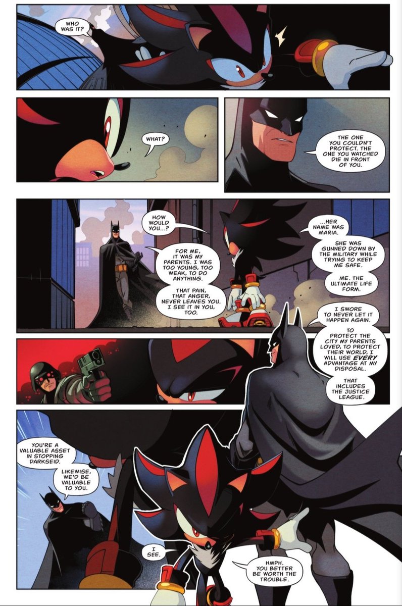 DynamoSuperX's tweet photo. batman &amp; shadow talking about their childhood trauma is something I never knew I needed. https://t.co/3mlIOH11pu