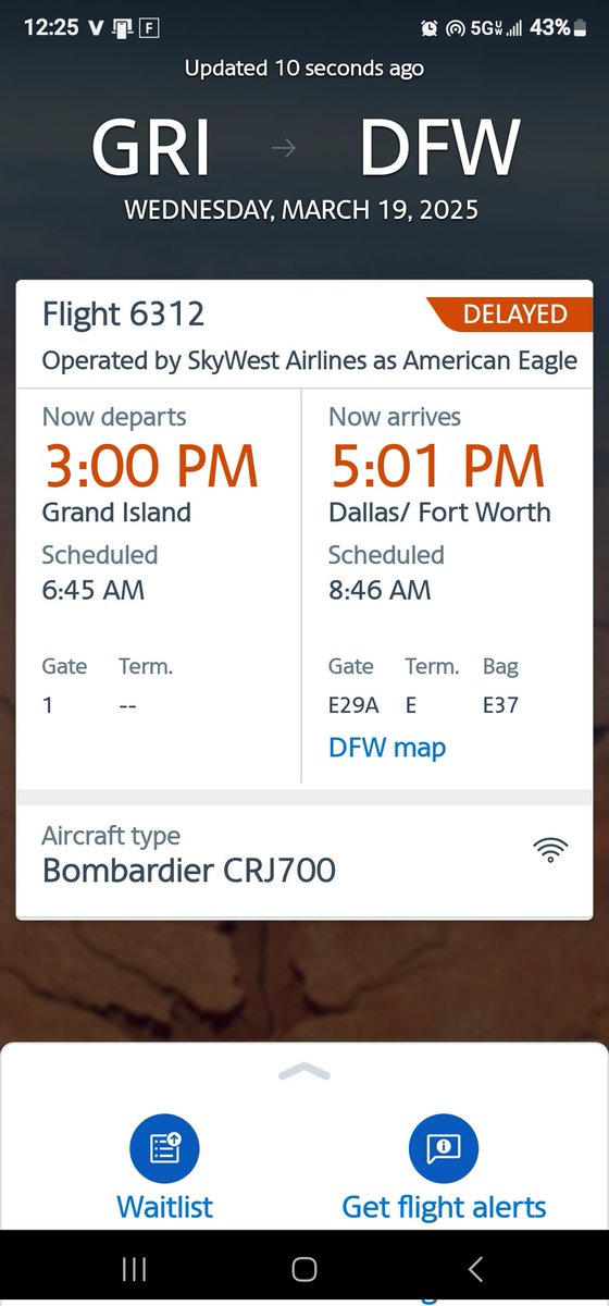 david_baker69's tweet photo. @AmericanAir There are people trying to drive to the airport, that doesn't have power, in a blizzard with gusts of 60mph at the airport.  @NWSHastings has reported 70 mph gusts in the area. Someone is going to get killed. Why don't you cancel the flight before that happens? https://t.co/yP2PA7Im6w