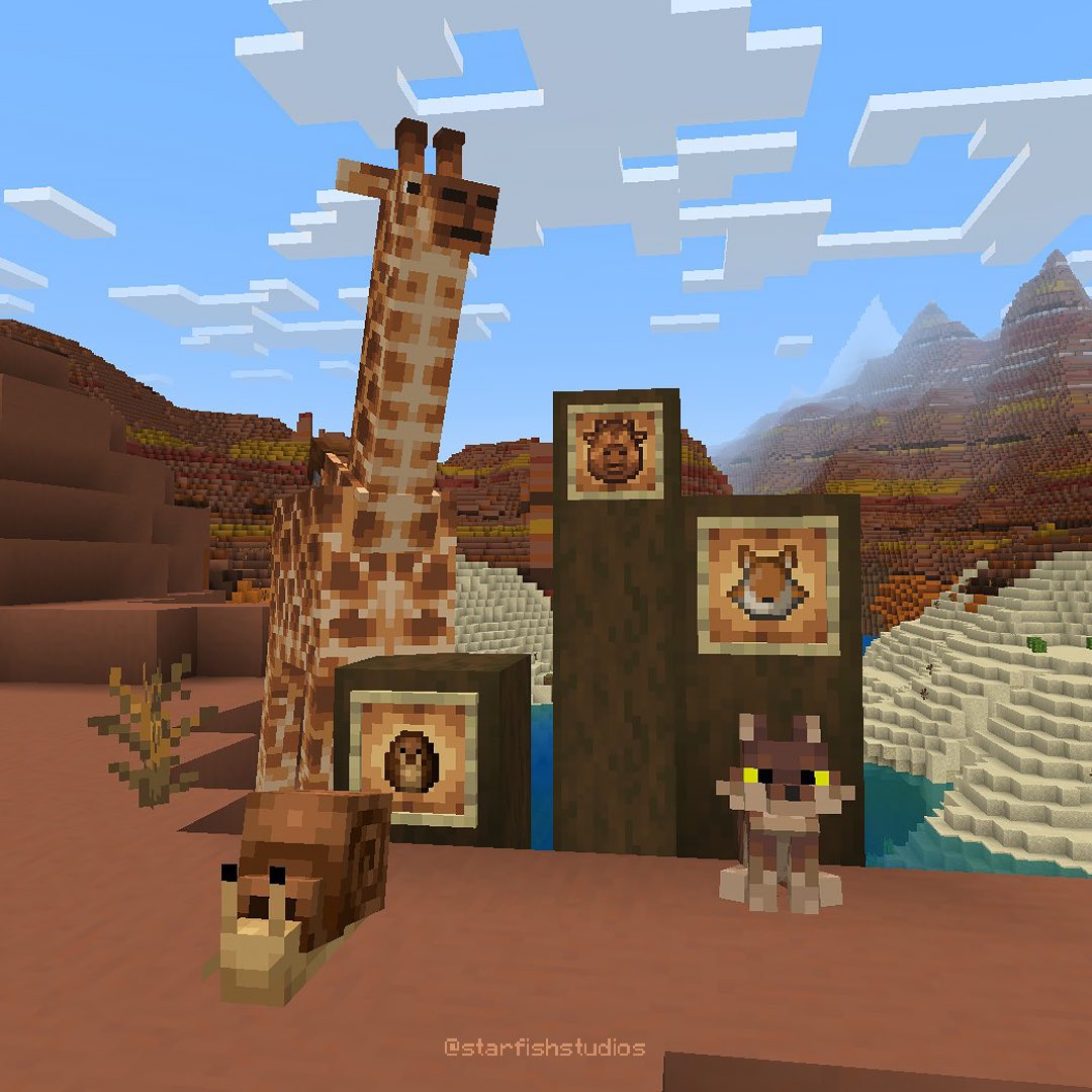 StarfishStudios's tweet image. The Naturalist Bedrock Add-On 3.0 Update soon approaches! We’re retexturing all our spawn eggs and added a few more animals/features.😉 

#Minecraft #Naturalist #AddOn