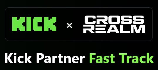 The most rewarding system offered by any platform is now easier than ever! Through our collaboration with Kick, we offer an accelerated path to becoming partner!

Apply with the link: crossrealm.net/partners/kick/…