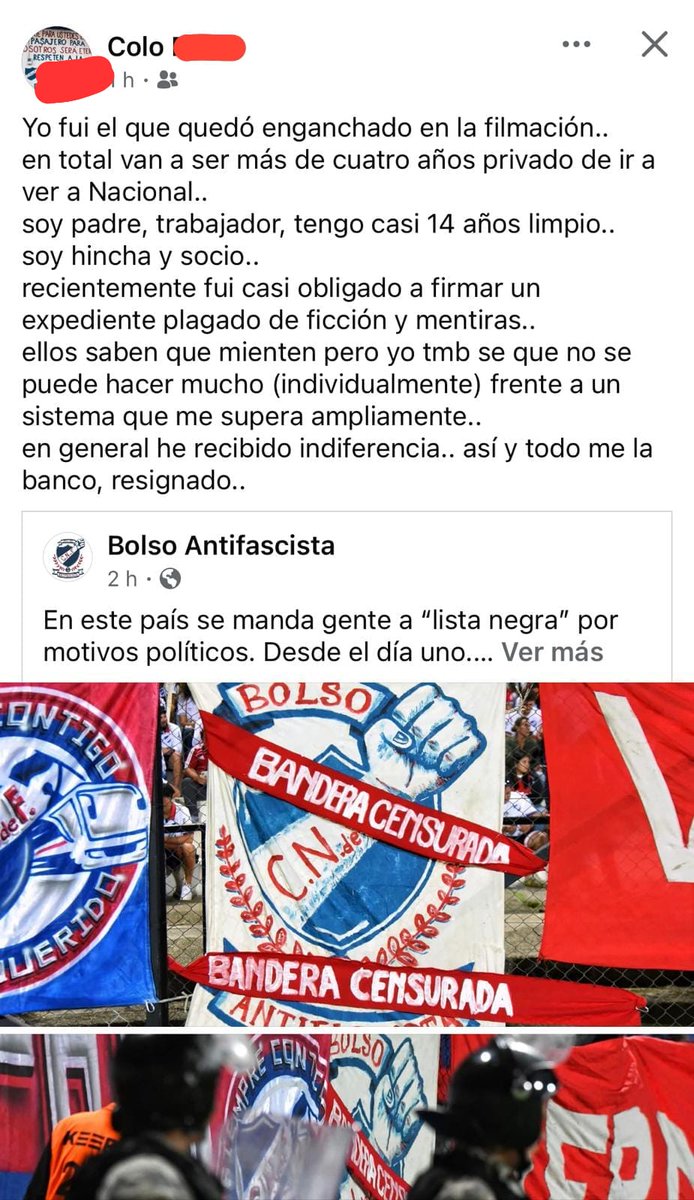 Leés esto y te parte el alma. Cómo vas a justificar que hinchas de tu Club sufran algo así.