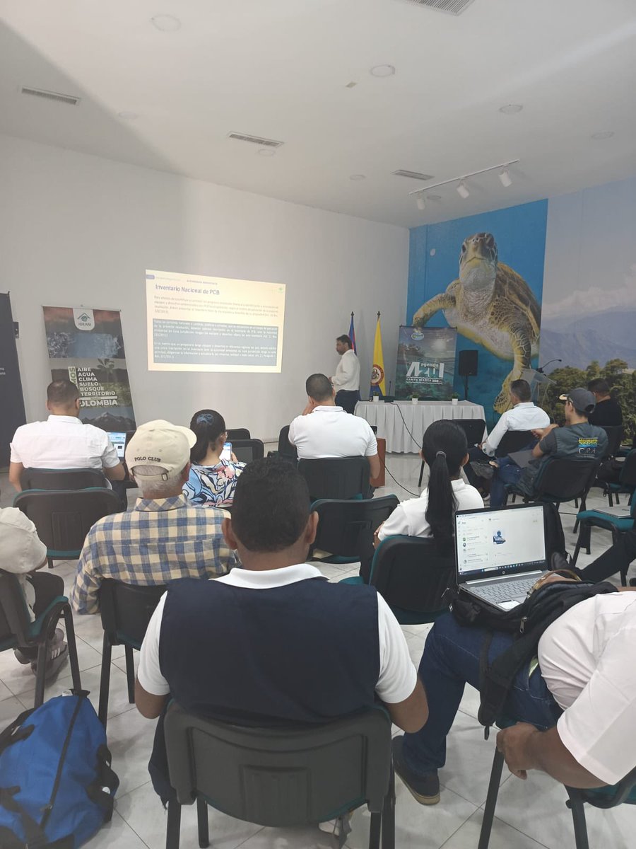 IDEAMColombia's tweet photo. #IdeamInforma l Continúa demostrando su liderazgo y compromiso en la región del Caribe colombiano, al trabajar de manera conjunta con las autoridades ambientales para fortalecer capacidades técnicas en temas como el #RUA, #RESPEL, #SNIF y la gestión de #PCB. https://t.co/j8A396leK3