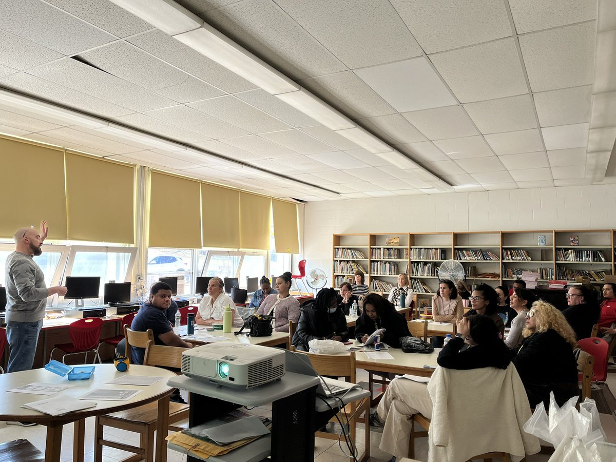 Thank you Intervention Specialist,  Phil Santoro for providing strategies to Montessori 27 Assisting Adults.