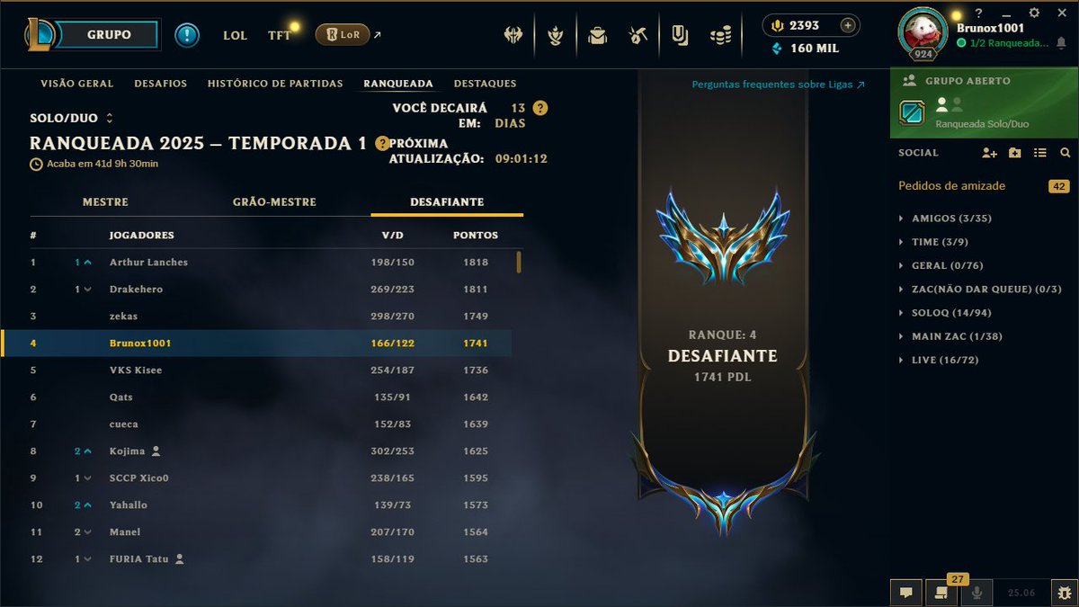 RUMO AO TOP 1 (ATUAL TOP 4)
LIVE ON!
twitch.tv/brunox1001