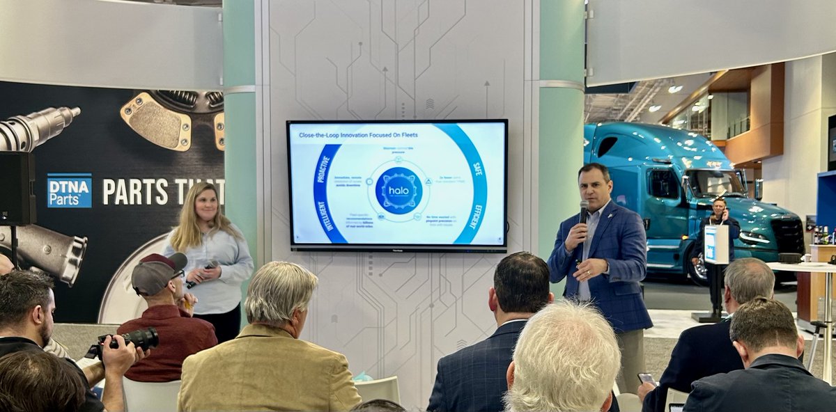 AperiaTech's tweet image. TMC 2025 was a milestone for Aperia! Last week, we announced our exclusive agreement with Goodyear to support their Tires as a Service (TaaS) offering—solidifying Halo Tire Management as a key piece of the most innovative fleet programs.

aperiatech.com/goodyeartaasex…