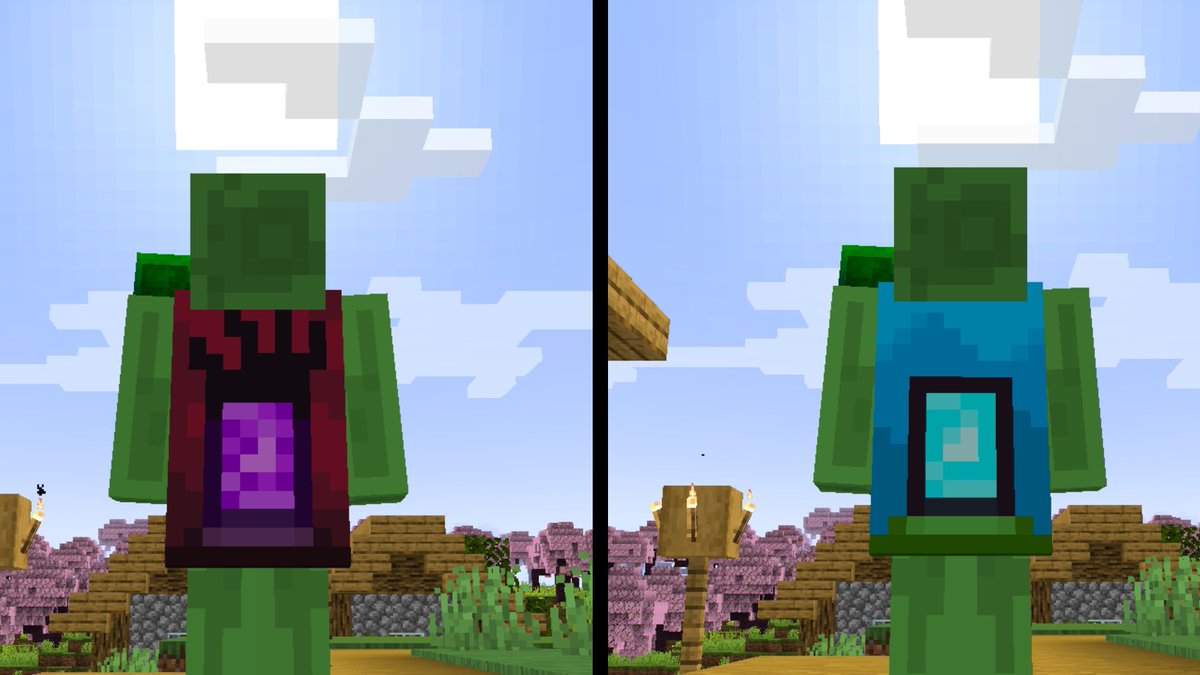 Wie findet ihr die beiden neuen #Minecraft Capes? 🧐