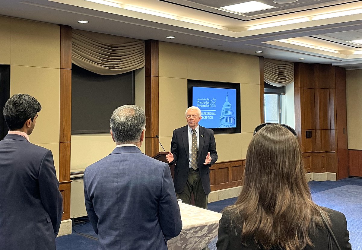PsychedelicsRX's tweet image. Last week we hosted a discussion on Capitol Hill to highlight the promise of prescription psychedelics and the need to secure @US_FDA approval for these potentially transformative treatments.
Special shoutout to @TimSheehyMT, @RepJackBergman, and @RepLouCorrea for joining!