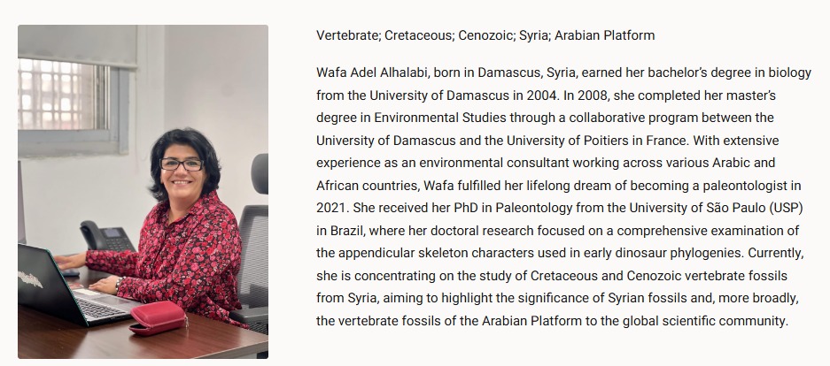 WhWafa's tweet image. I was honoured to be a keynote speaker at the 5th Paleontological Virtual Congress. Syrain vertebrate fossils were the core of my talk.
Thanks for the organizers
#Syria
#vertebratefossils