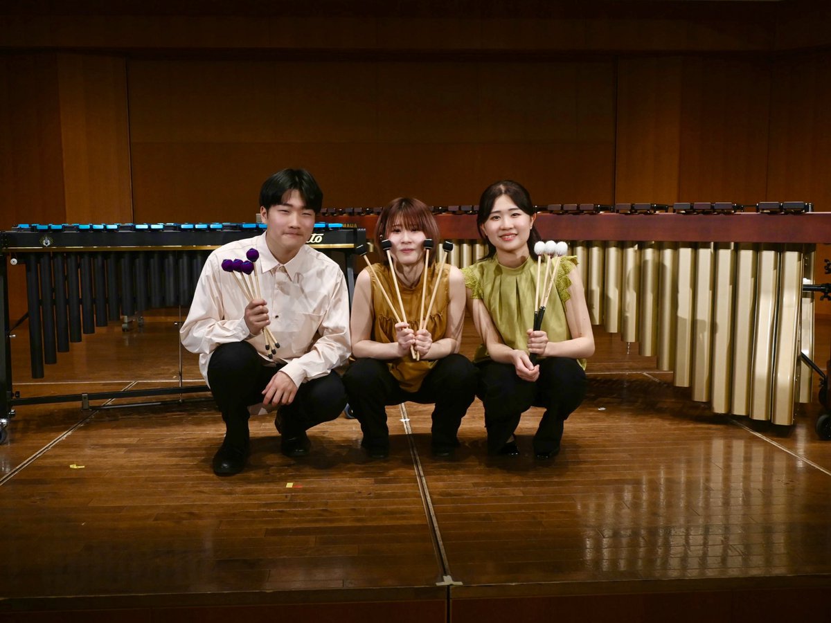 TriPulse_Perc's tweet photo. 3月8日(土)、Percussion ensemble TriPulse 春の出張公演を開催いたしました🌷
以前から夢見ていた愛知公演、有難いことに完売御礼ということで、沢山のお客様にご来場いただき、感謝の一言しかありません。本当にありがとうございました。
スタッフの皆さま、ホールの皆さまにも御礼申し上げます。 https://t.co/VfCDSD7Iyj