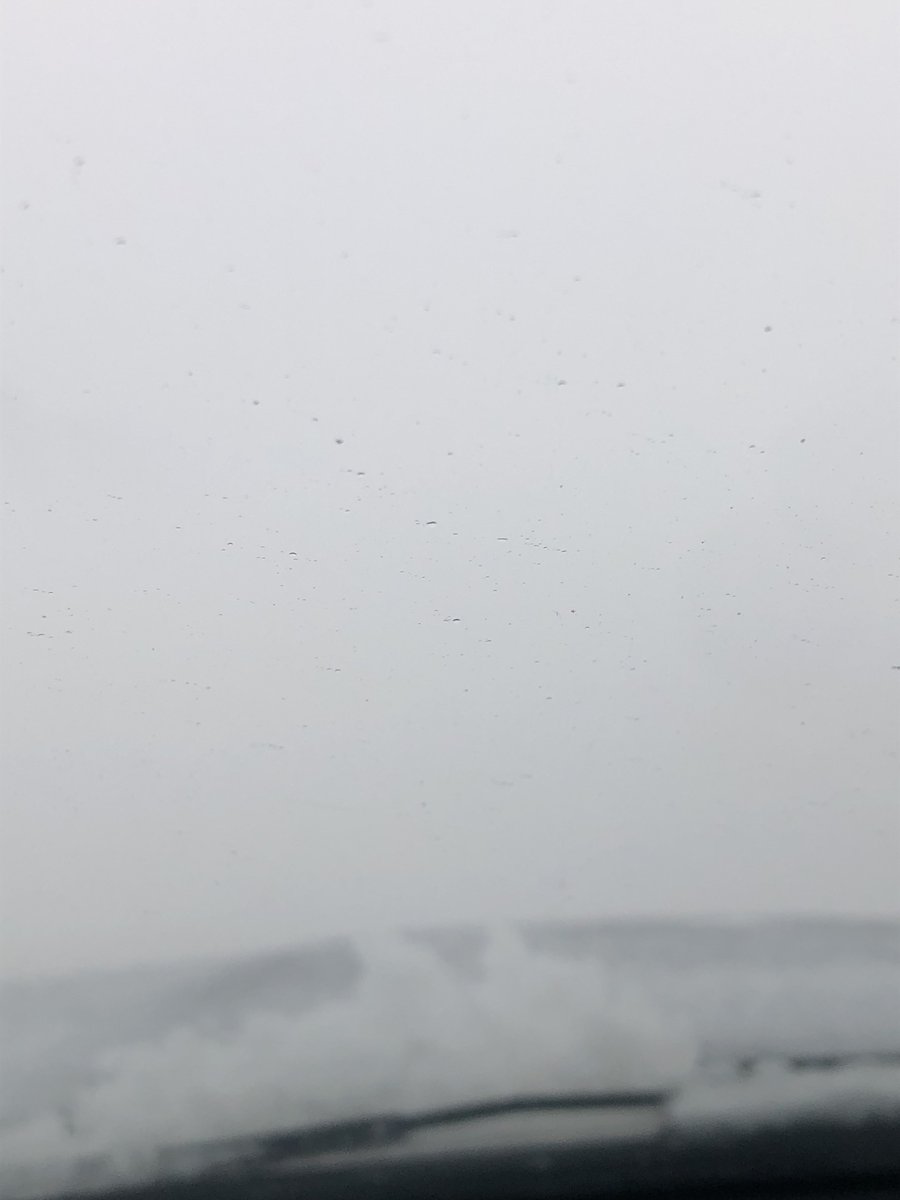 Muttering to yourself, “Am I on the road?” is more of revelation than a question that you should not be driving in this weather.