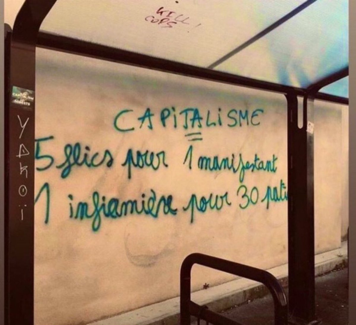 “kapitalizm, 1 eylemciye 5 polis, 30 hastaya 1 hemşire demektir.”