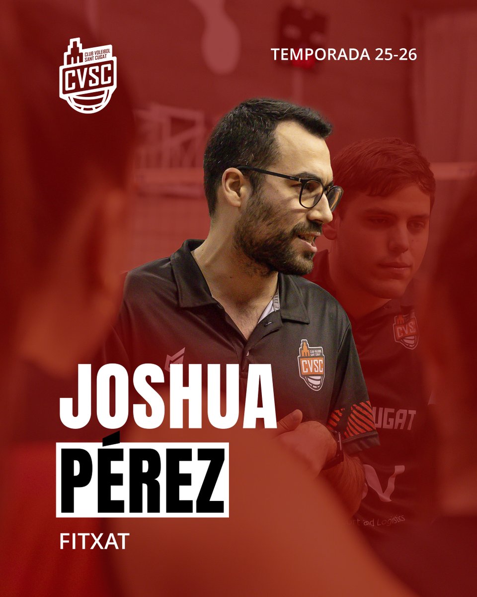 Joshua Pérez, nou entrenador de l’equip de Superlliga!

Després de 8 temporades com a segon entrenador, assumirà el repte de liderar el primer equip del DSV CV Sant Cugat a la Lliga Iberdrola. Ja treballa amb la direcció tècnica en un projecte motivador per al curs 25-26! 🔴⚫