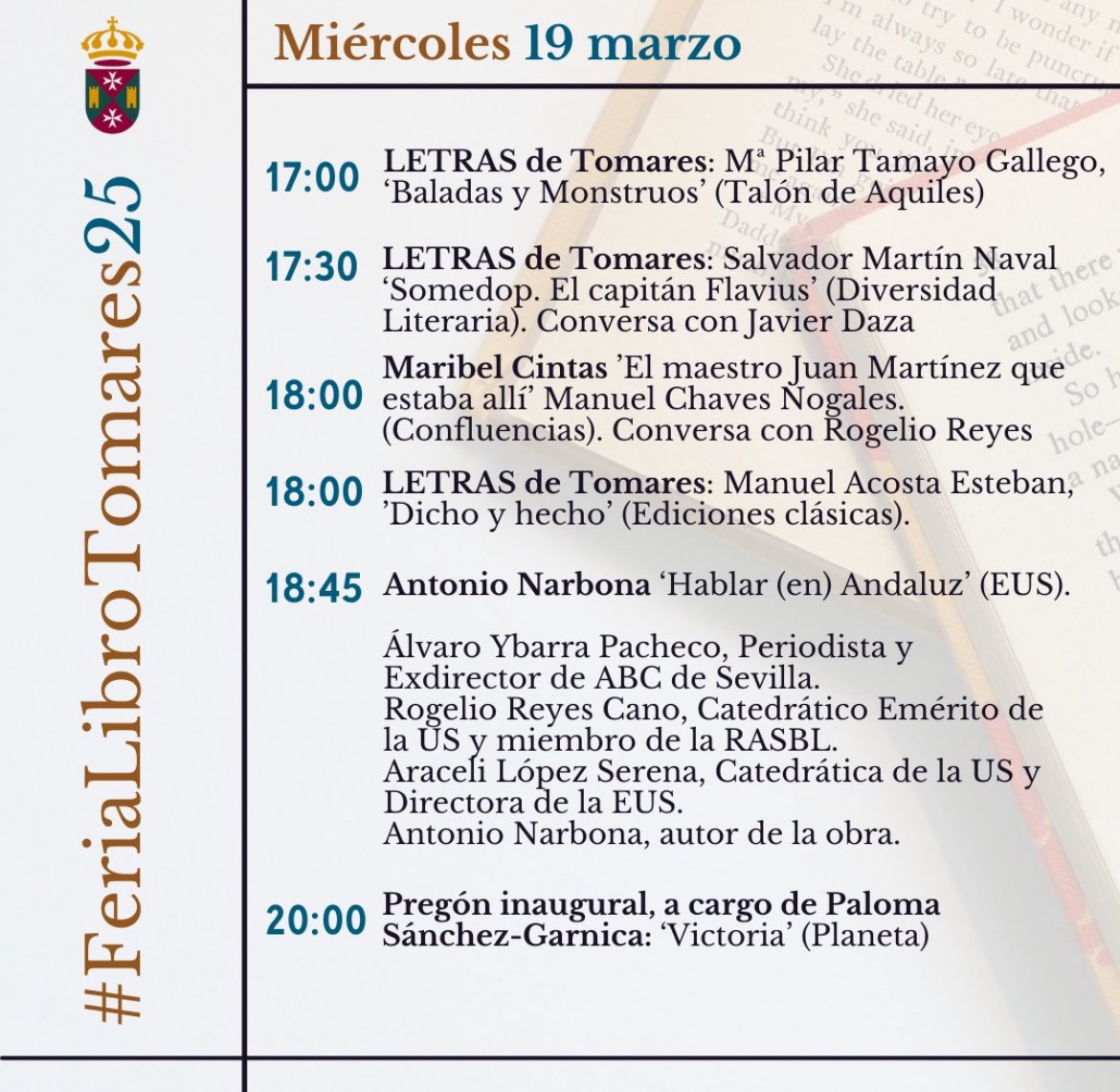 Feria del Libro de Tomares tweet media