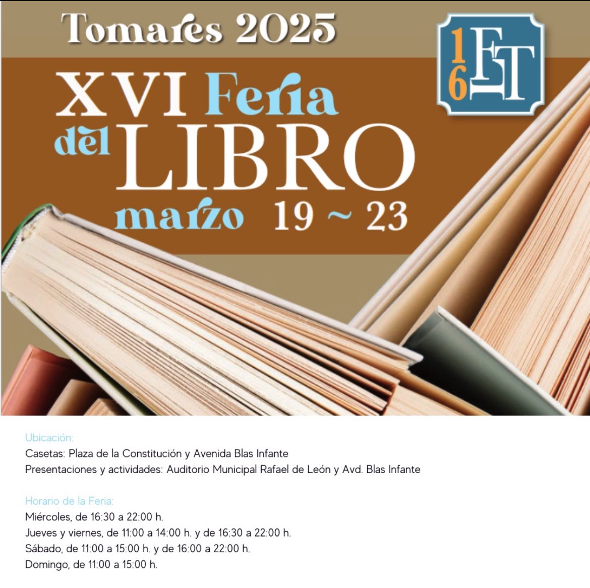 Feria del Libro de Tomares tweet media
