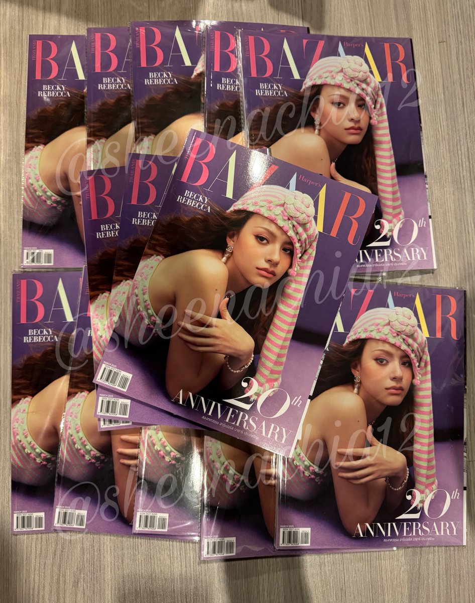 sheenachia12's tweet photo. Saw Becky’s IG story that this issue is sold out?!
So glad I managed to grab some copies for some friends (no extra copy)!! 😮💨😍
#BAZAARThailandxBecky
#Beckysangels https://t.co/iylayBvaL2