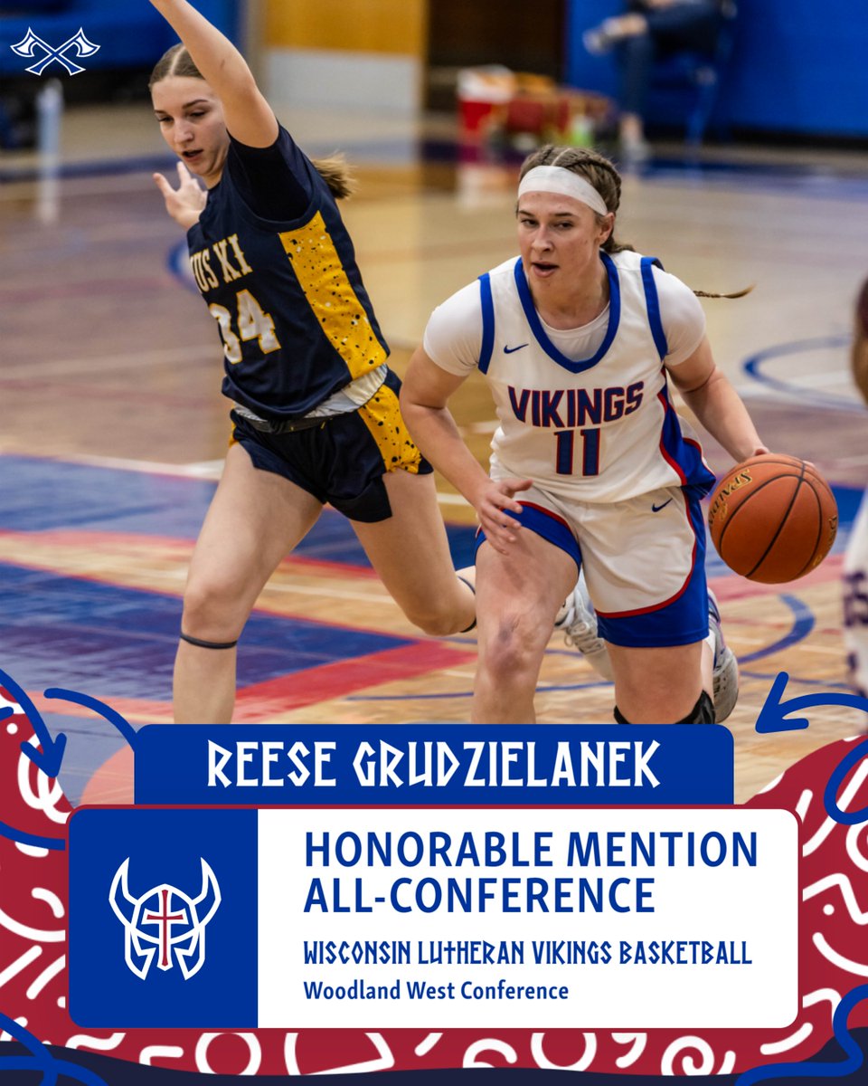 Congrats to Reese Grudzielanek on her Honorable Mention All-Conference! Reese led our team with 106 assists this year!