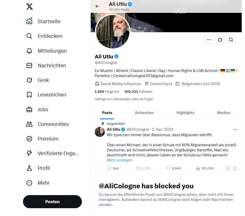 wmanuRU's tweet photo. "Ali Utlu hat mich geblockt" ist eine größere Errungenschaft in meinem Leben als mein Informatik Bachelor https://t.co/9Grnl3TBt9
