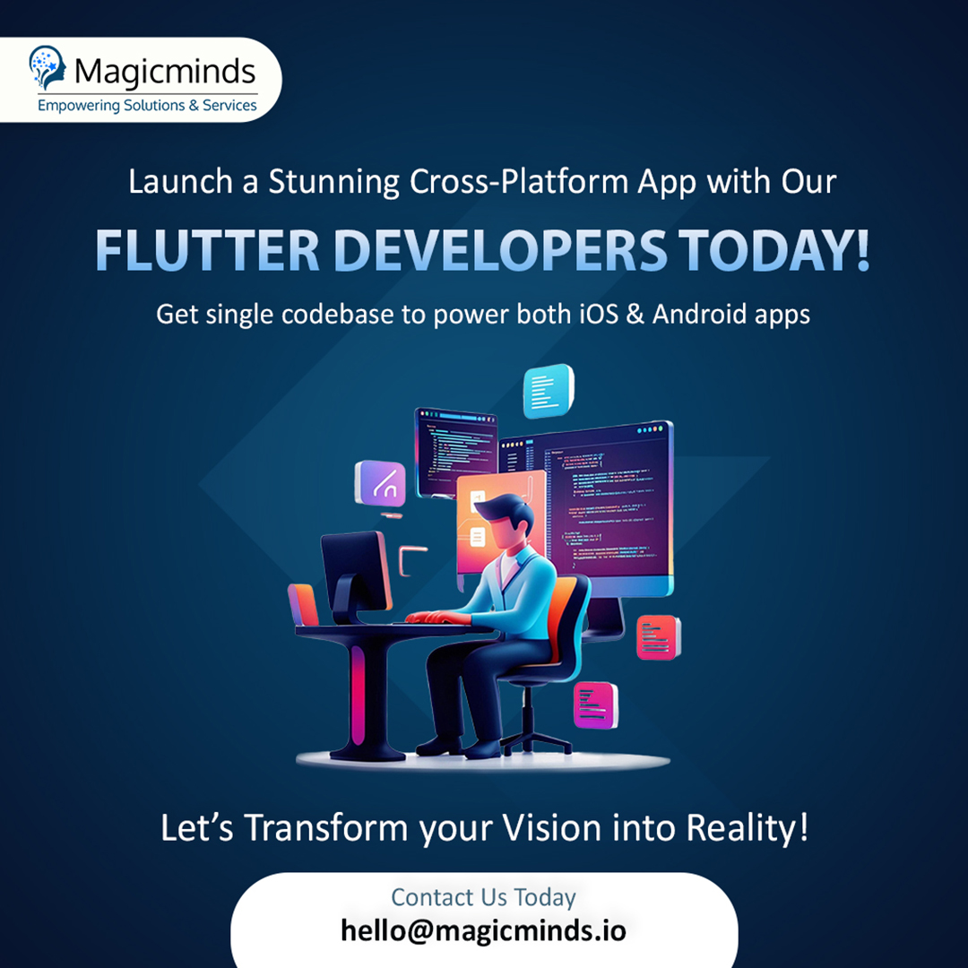 MAGICMINDTECHN1's tweet image. Empower your mobile strategy with Magicminds where our killed #flutter developers create dynamic apps that impress and engage with millions. 📱🤩
Hire our expert flutter developers today! 🔗 tinyurl.com/d4wbfu7c
#FlutterDevelopers #HireFlutterDevelopers #Flutter #Innovation