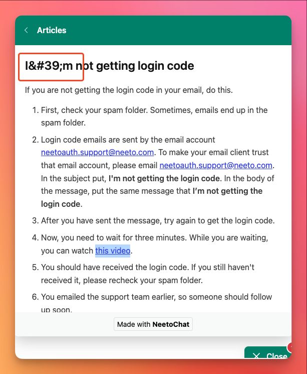 NeetoChat tweet media