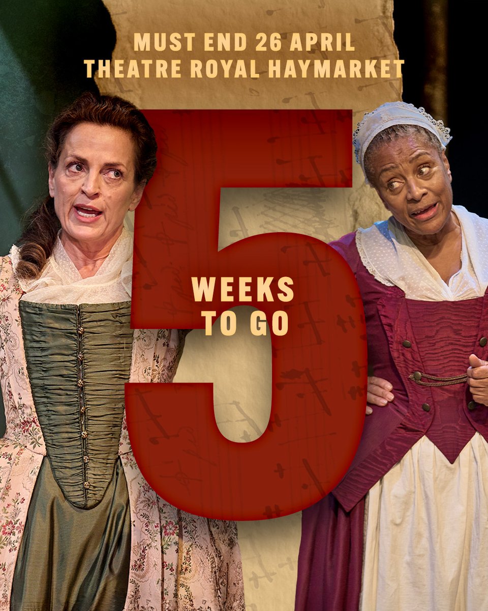 Only 5 weeks to go of #TheScoreWestEnd | MUST END 26 April 🎼