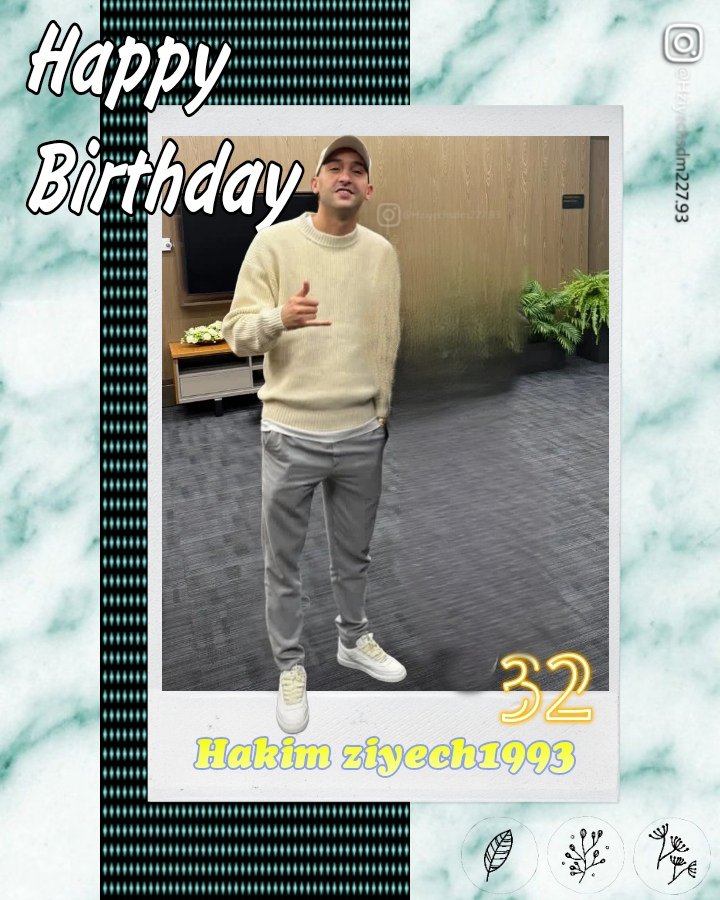 hziyechsdm227's tweet photo. ..♛Hziyech🇲🇦🥹🥳
في مثل هذا اليوم ولد المشمش🍑😅😂
أسفة أقصد النجم المغربي حكيييييم زيااااااش كل عام وأنت بخير ومزيدا من التألق إنشاء الله🤲🏽...😭
لكل شخص لديه عيد ميلاد اليوم عيد ميلاد سعيد 🎉🍀32
@hziyech 🎊😎🇲🇦
#Morocco #hziyech #hziyechsdm227 #ziyech #wizard22 #hziyech93 https://t.co/2XrQz9PaA5