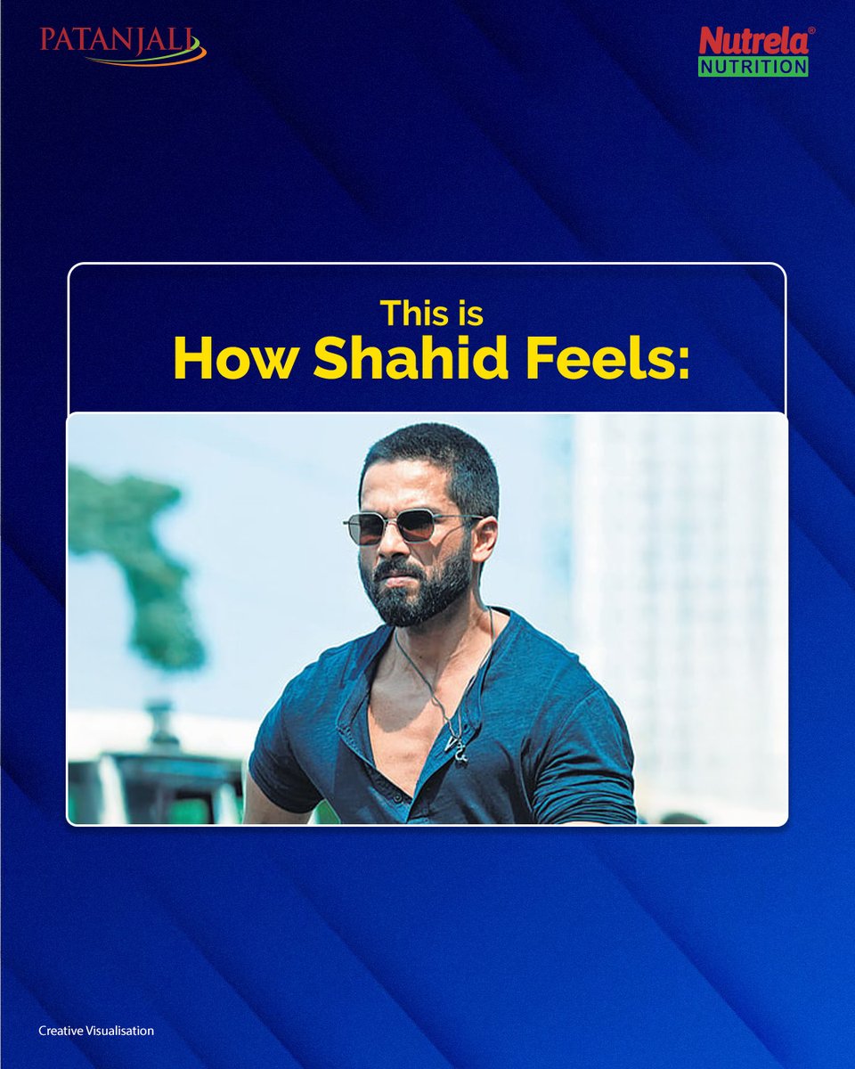 NutrelaN's tweet image. POV: You skipped your Daily Active today! 

Don’t let low energy win—power up with Nutrela Nutrition’s Daily Active &amp;amp; stay unstoppable! 

Tag a friend who needs their daily dose!

#NutrelaNutrition #DailyActive #DidYouKnow #ShahidKapoor #Memes #Patanjali