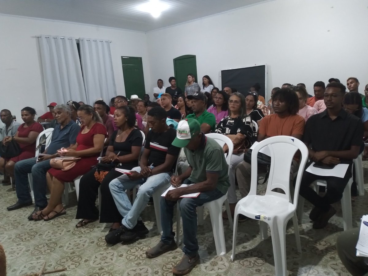 seir_ma's tweet photo. Secretaria de Estado da Igualdade Racial, representada pelo secretário Gerson Pinheiro e representando o governador Carlos Brandão, participa agora do evento de eleição do Conselho Municipal de Promoção de Igualdade Racial e elaboração da política específica de PIR de Matinha. https://t.co/Htd9ywgJco