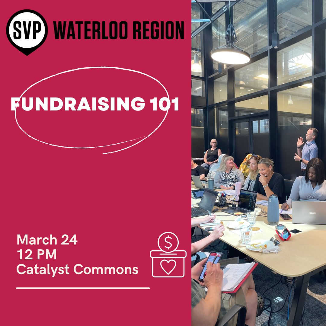 Still a few spots left! Come join us Monday, March 24th for some Fundraising 101 with Dan Hussey! Don’t miss out—learn more and register through the link in our bio! #svpwr #fundraising101 #knowledgebites