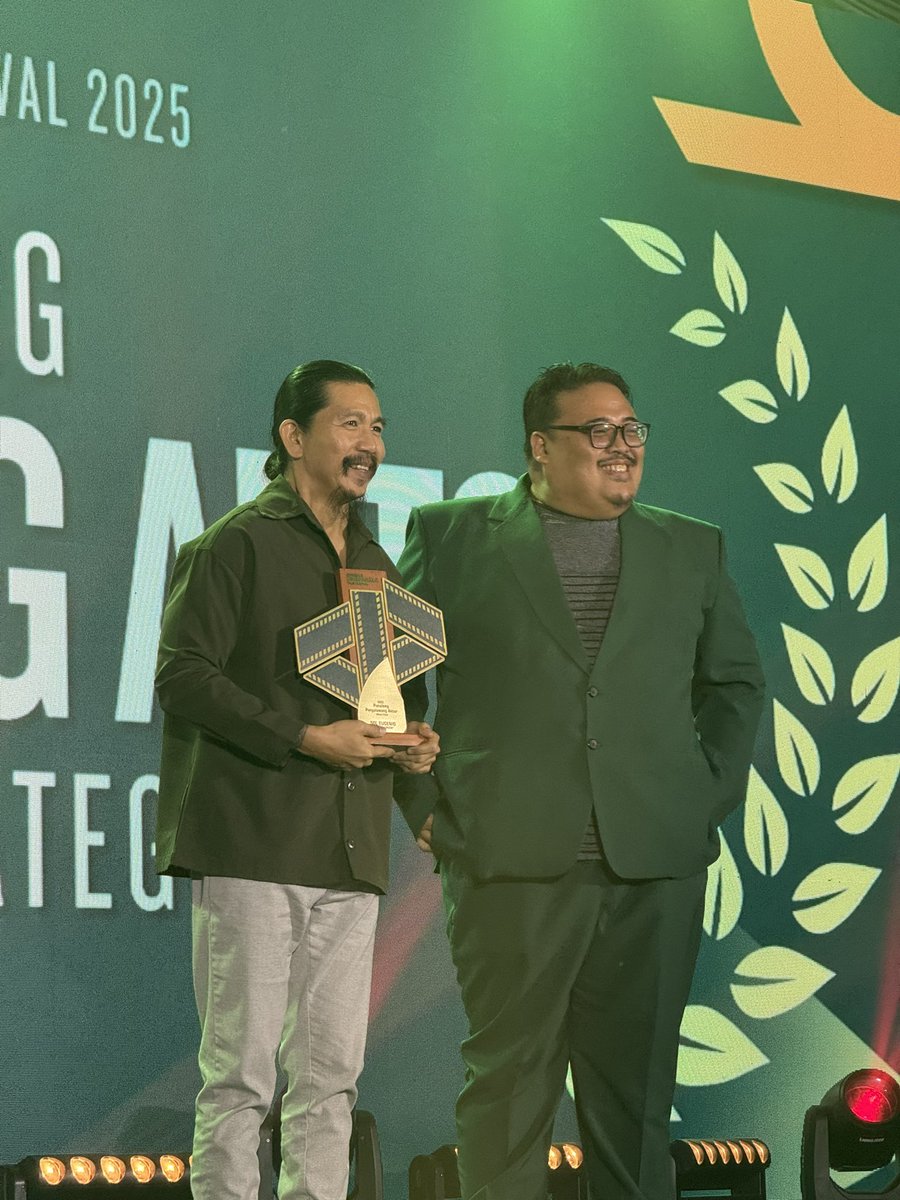 Sol Eugenio as Tekbong won the Panalong Pangalawang Aktor for Champ Green in this year’s Puregold CinePanalo 2025! 

#PuregoldCinePanalo2025