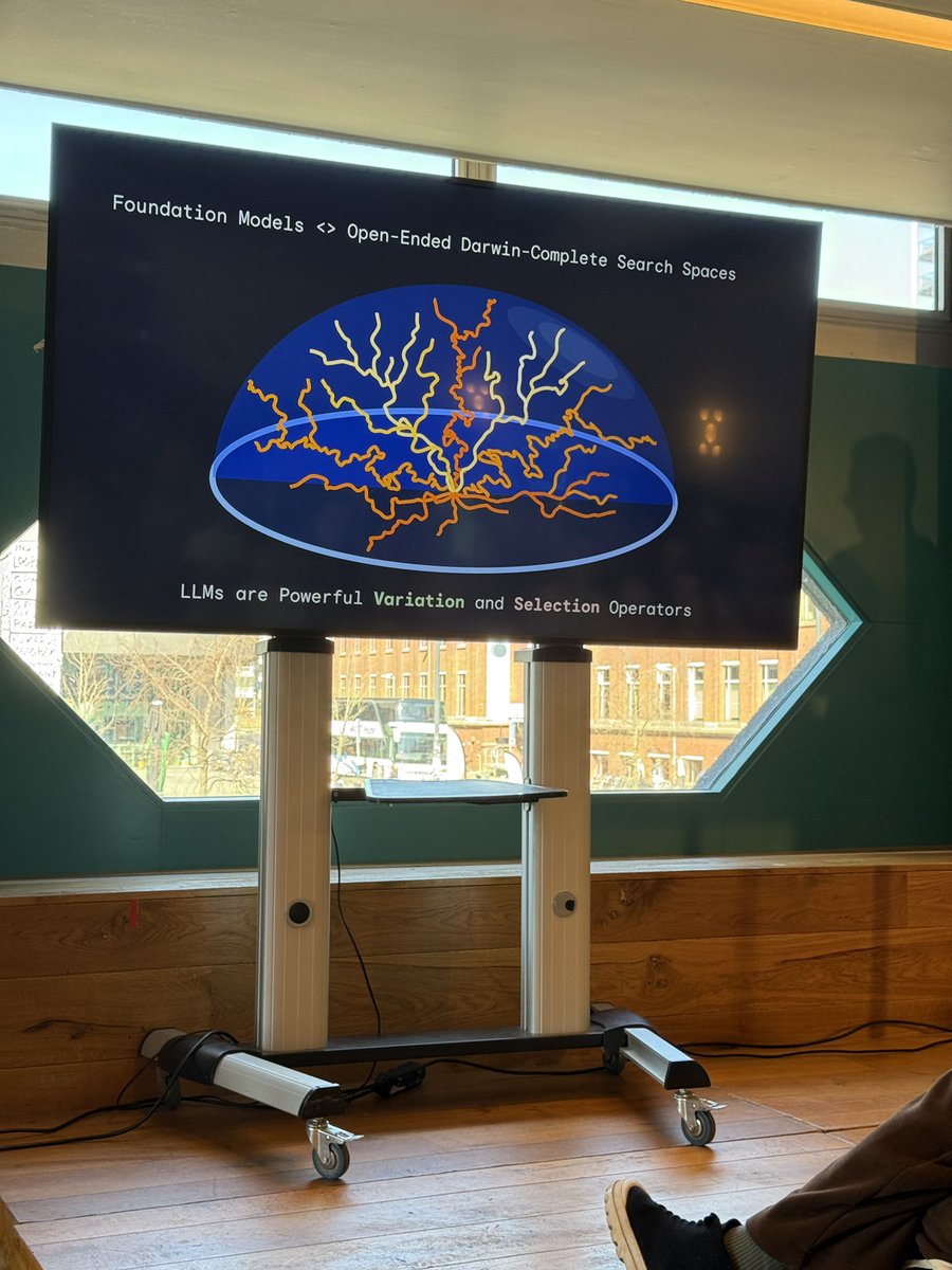 Yuki (@y_m_asano) on Twitter photo Next up we have the great <a href="/_rockt/">Tim Rocktäschel</a> from <a href="/GoogleDeepMind/">Google DeepMind</a> and <a href="/UCL_DARK/">UCL DARK</a> speaking on open-endedness and general intelligence. And he even starts with an even older reference to autonomous machines than Ada: the Iliad. Next up we have the great <a href="/_rockt/">Tim Rocktäschel</a> from <a href="/GoogleDeepMind/">Google DeepMind</a> and <a href="/UCL_DARK/">UCL DARK</a> speaking on open-endedness and general intelligence. And he even starts with an even older reference to autonomous machines than Ada: the Iliad.